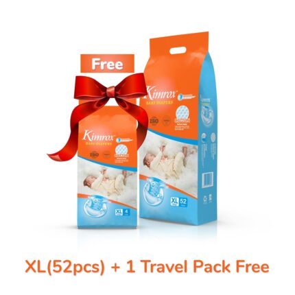 Bulk Saver Pack 52pcs Extra-Large+ Travel Pack Free (4pcs)