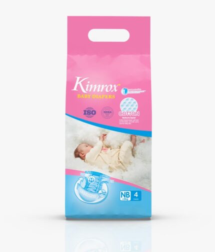 Baby Tape Diapers 4pcs New Born (Up to 5kg)